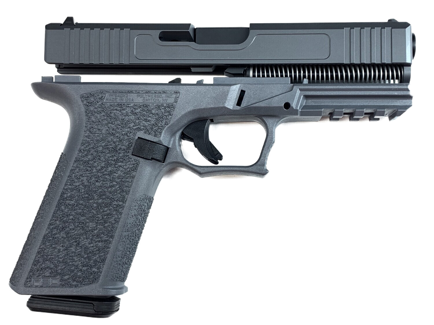 Patriot G17 80% Pistol Build Kit 9mm - Polymer80 PF940V2 - Gray Patriot G17 80% Pistol Build Kit 9mm - Polymer80 PF940V2 - Gray