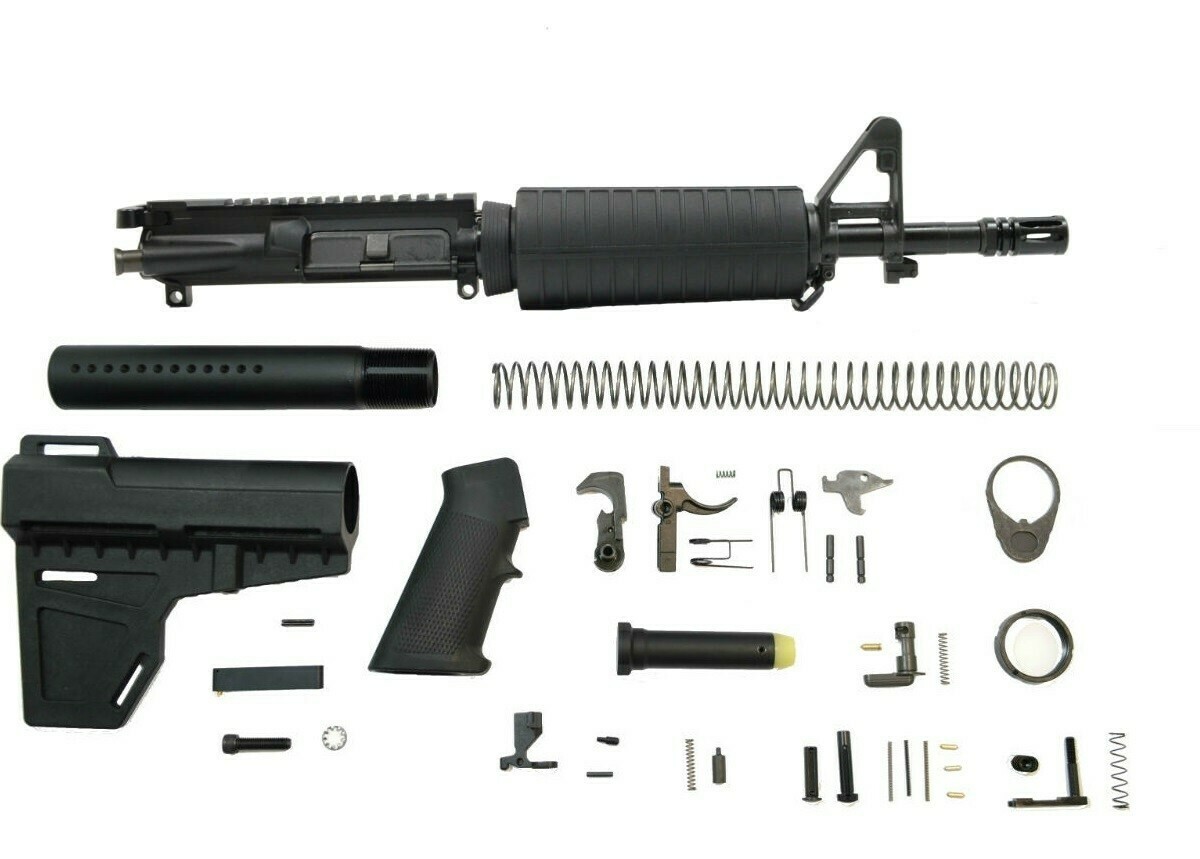 USPA 10.5” 5.56 NATO 1/7 NITRIDE CLASSIC SHOCKWAVE PISTOL KIT, BLACK USPA 10.5” 5.56 NATO 1/7 NITRIDE CLASSIC SHOCKWAVE PISTOL KIT, BLACK