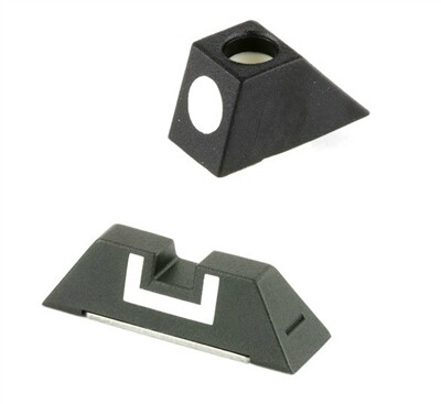 Glock OEM Poly Fixed Front & Rear Sight Set - Comes With Screw -Fits Glock 17, 19, 22, 23, 24, 26, 27, 33, 34, 35, 37, 38 & 39 Glock OEM Poly Fixed Front & Rear Sight Set - Comes With Screw -Fits Glock 17, 19, 22, 23, 24, 26, 27, 33, 34, 35, 37, 38 & 39