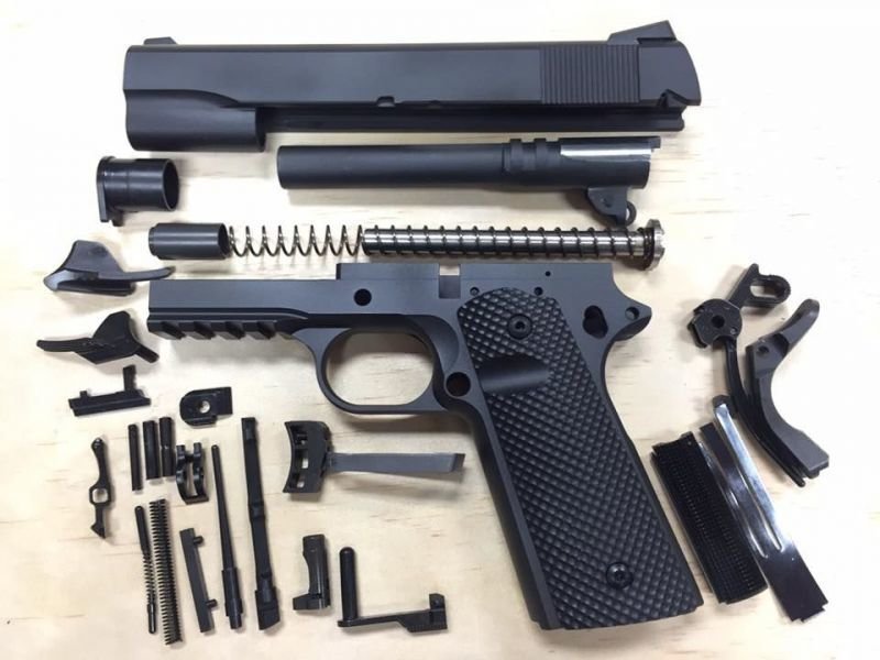 1911 Caliber 10mm Tactical 80% Build Kit - Black 1911 Caliber 10mm Tactical 80% Build Kit - Black