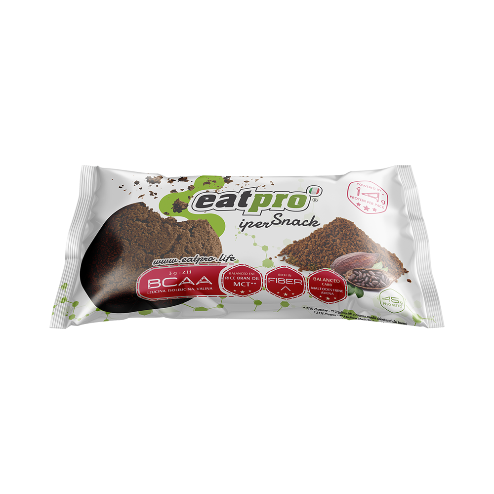 iperSnack al Cacao e Granella di Cacao, con BCAA 45g EP005