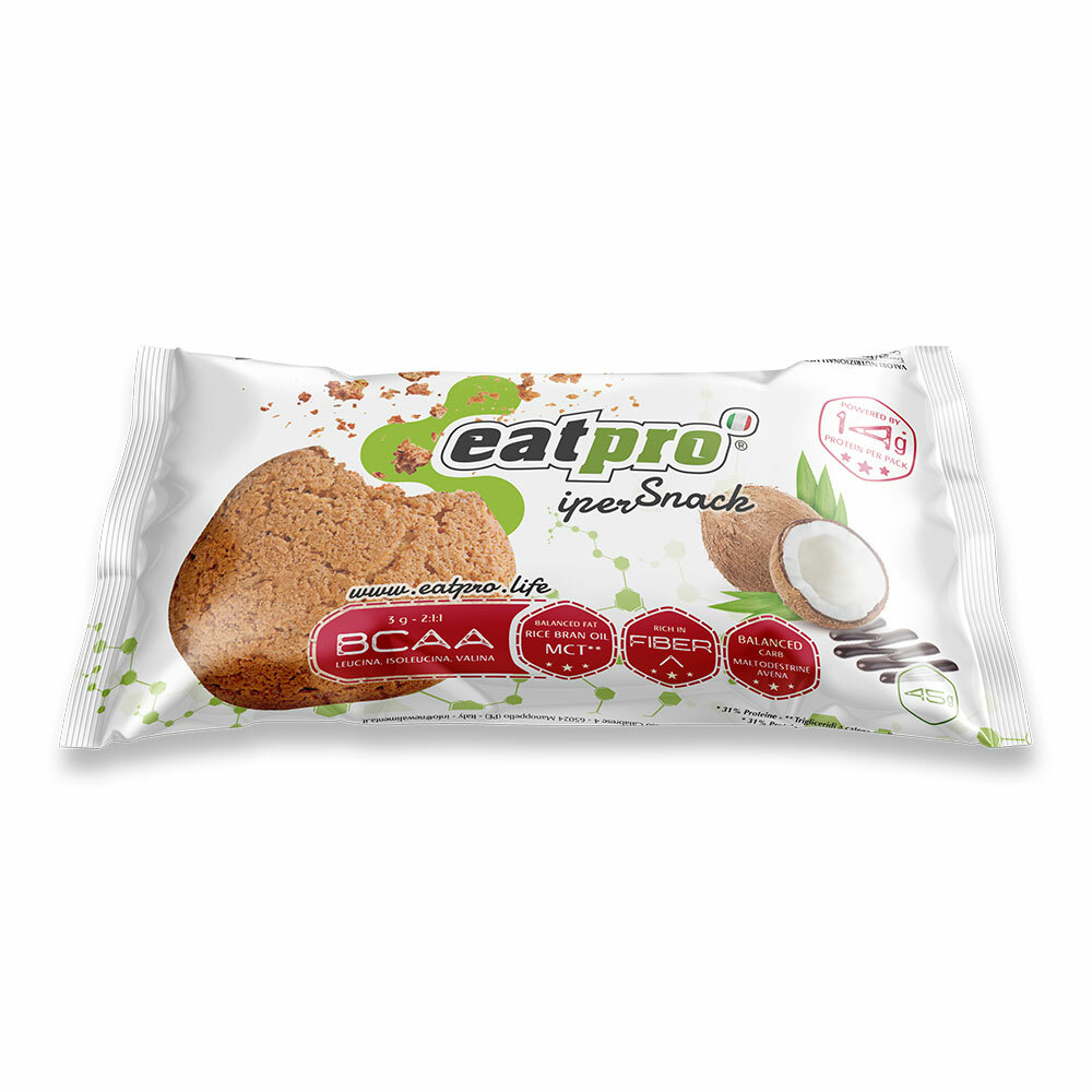 iperSnack al Cocco glassato al cacao, con BCAA 45g EP020