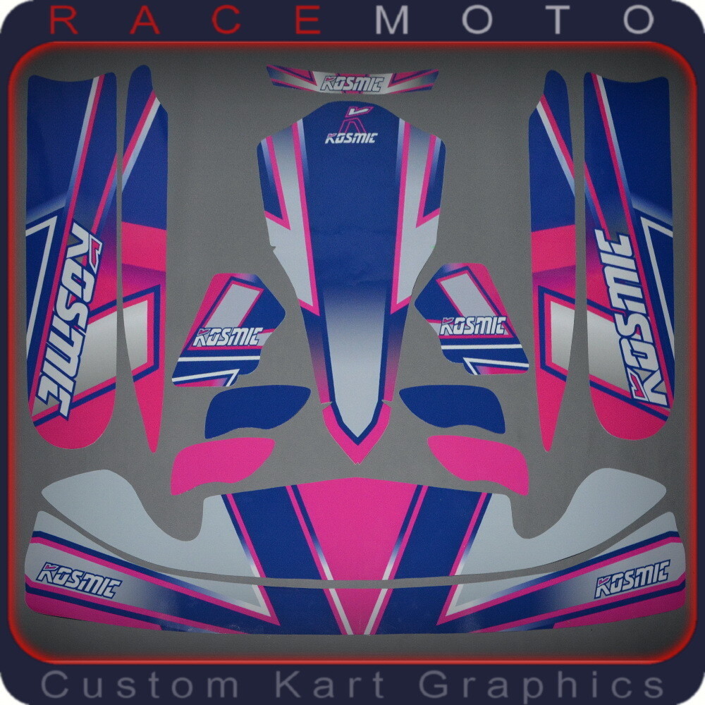 Kosmic Kart Karting Stickers Tonykart OTK M4 Bodywork