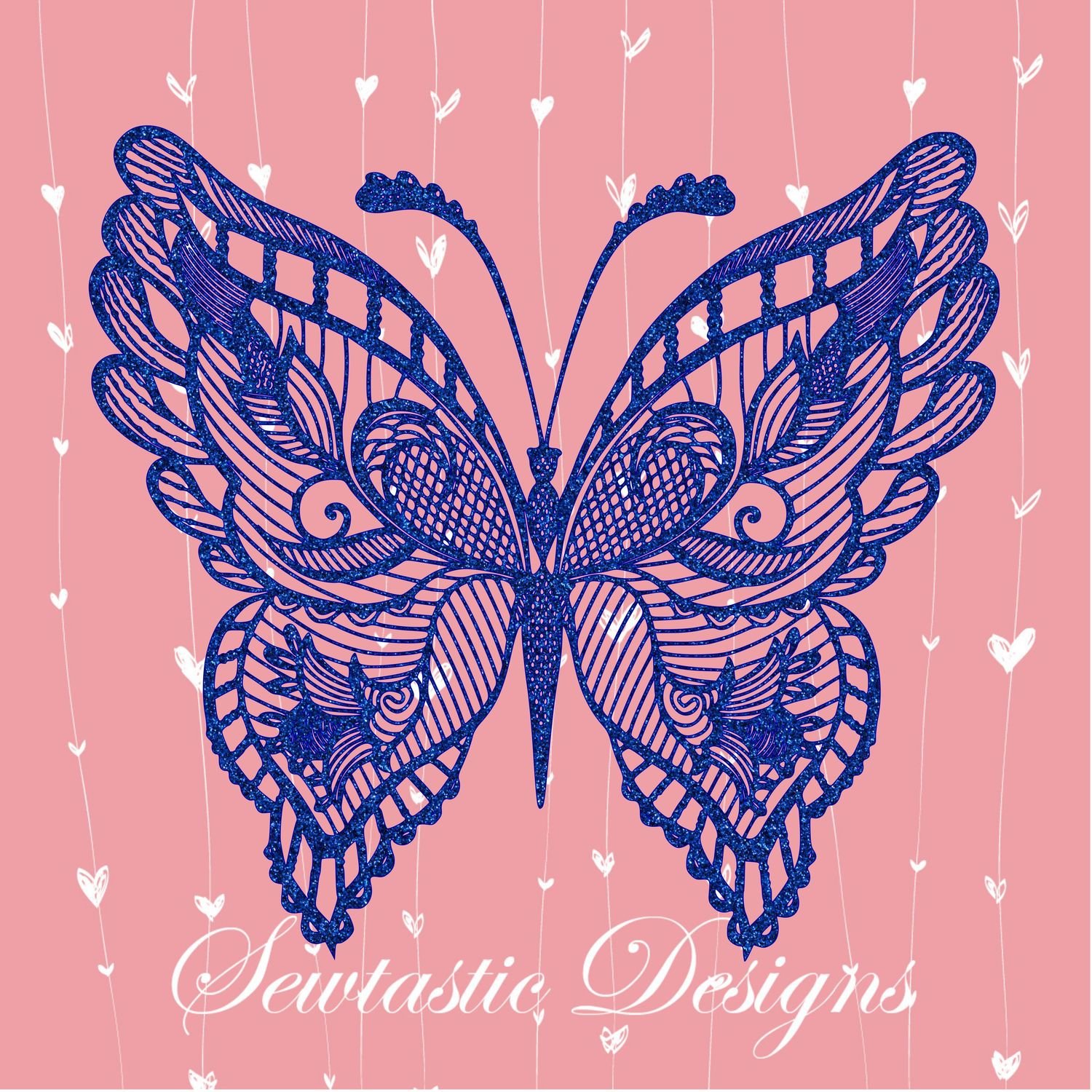 Download Butterfly Mandala Zentangle SVG, Butterfly SVG, Mandala ...
