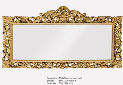 NWM95636-8 Mekal Baroque Silver Mirror NWM95636-8 Mekal Baroque Silver Mirror