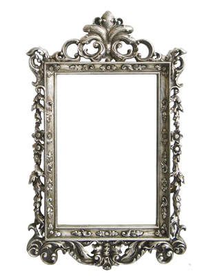 AF006S Silver, ornate classic mirror AF006S Silver, ornate classic mirror