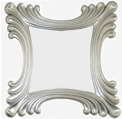 CFO51 Contemporary silver famed mirror CFO51 Contemporary silver famed mirror