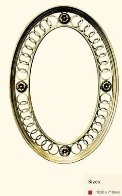 AF033 Oval antique silver mirror AF033 Oval antique silver mirror