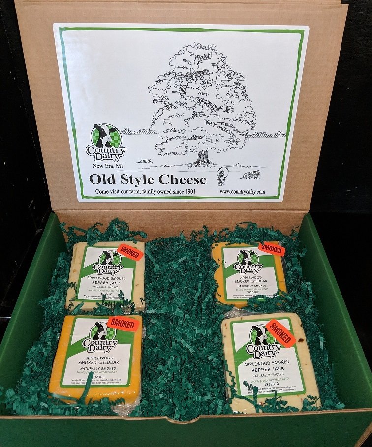 2 lb. Applewood Smoked Cheese Box 2 lb. Applewood Smoked Cheese Box