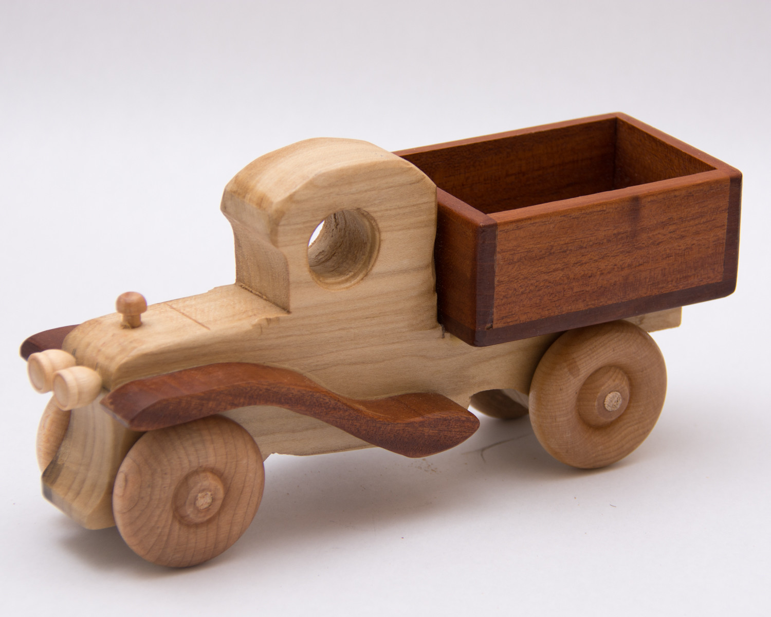 handmade wooden trucks