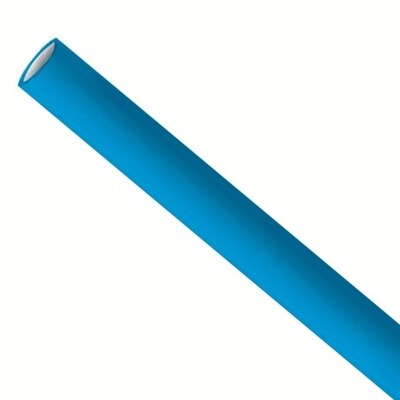 Papieren rietjes 8x240mm blauw, verpakt per 5000 stuks Papieren rietjes 8x240mm blauw, verpakt per 5000 stuks