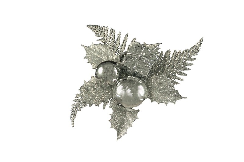 XP1005SIL - Glitter / Ball/ Fern mixed pick XP1005SIL - Glitter / Ball/ Fern mixed pick