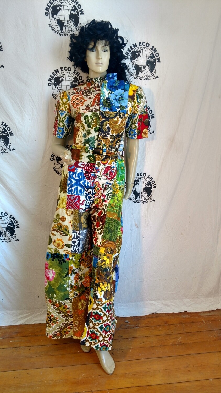 patchwork jumpsuit