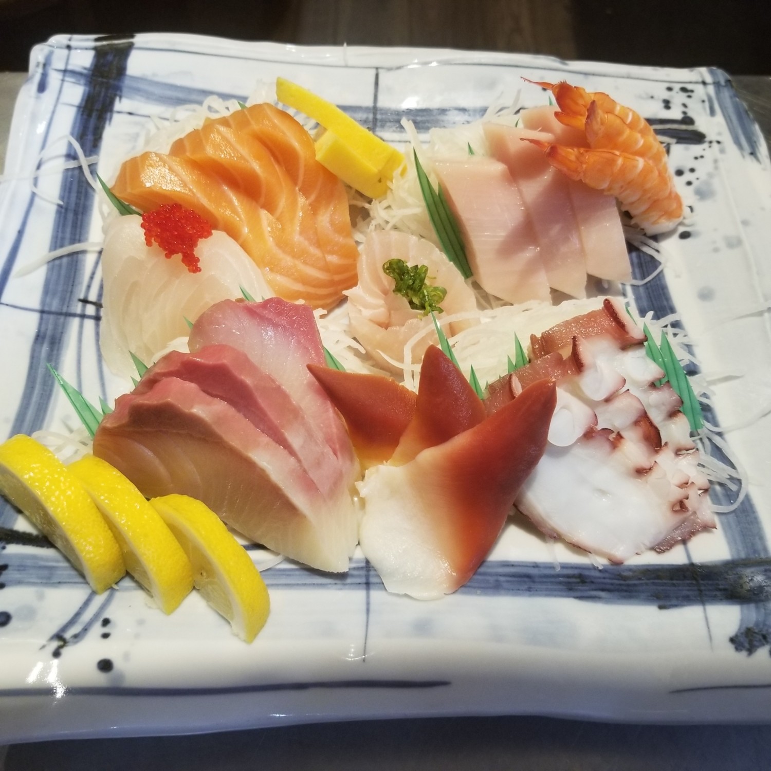 buying sashimi
