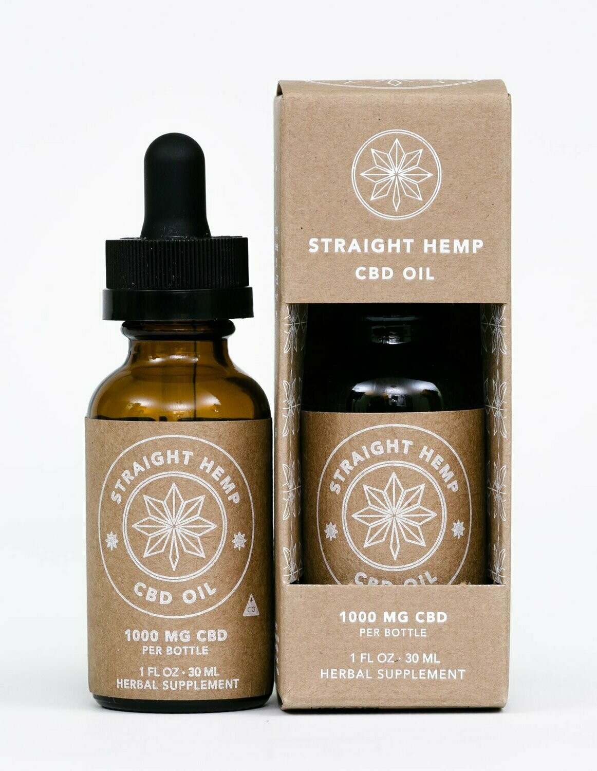 Straight Hemp Full Spectrum CBD Oil 1000 MG