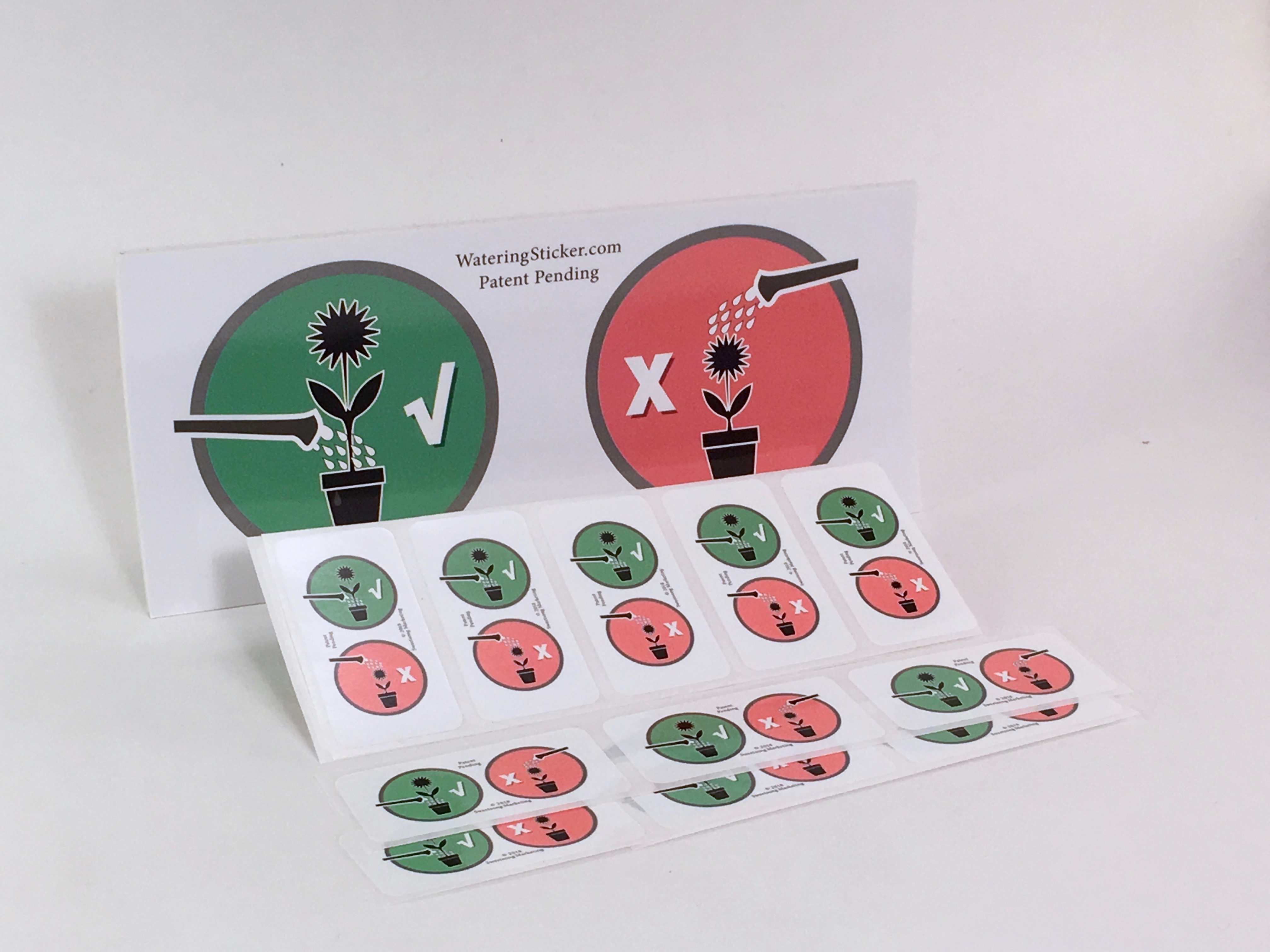 Plant Watering Instruction Sticker Kit - 30 Stickers 0008