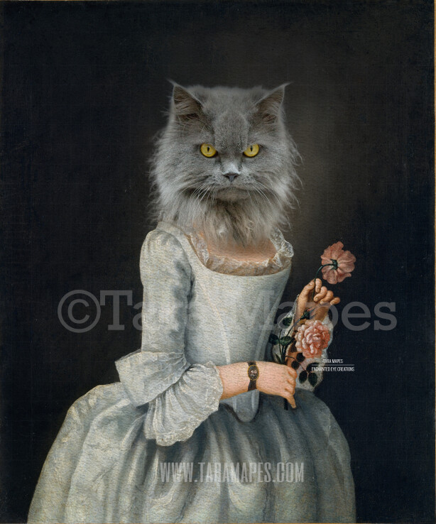 Download Pet Portrait Female Body PSD Template- Pet Painting ...