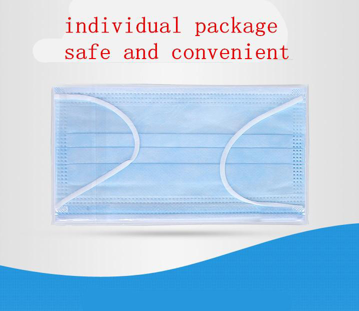 Disposable Face Masks with Three Layer Protection - Pack of 10 Disposable Face Masks with Three Layer Protection - Pack of 10