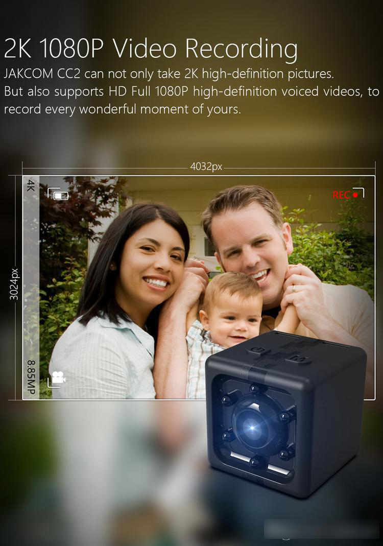 Jakcom CC2 Smart Camera with Night Vision and Motion Recorder Jakcom CC2 Smart Camera with Night Vision and Motion Recorder