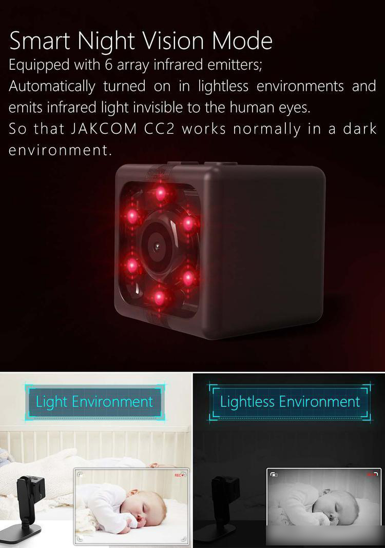 Jakcom CC2 Smart Camera with Night Vision and Motion Recorder Jakcom CC2 Smart Camera with Night Vision and Motion Recorder