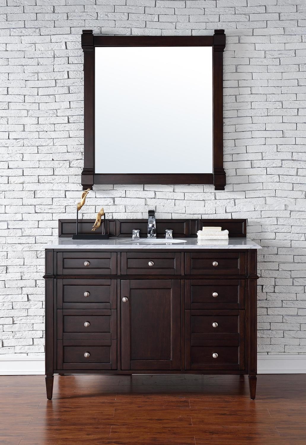 122 cm Badmöbel Landhaus Dunkel Braun