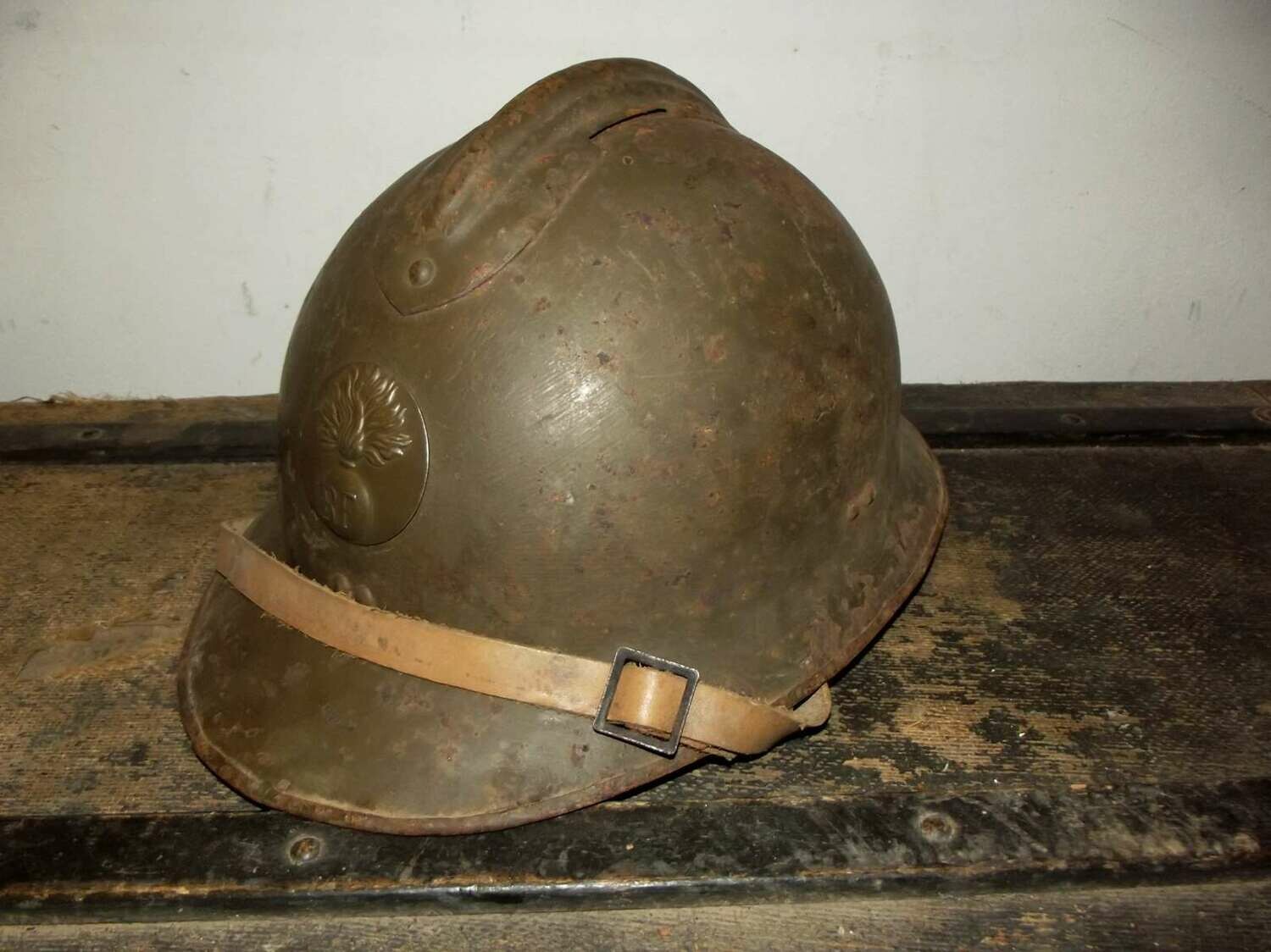 CASQUE ADRIAN TROUPES coloniales France WW2 complet EUR 90,00 - FR