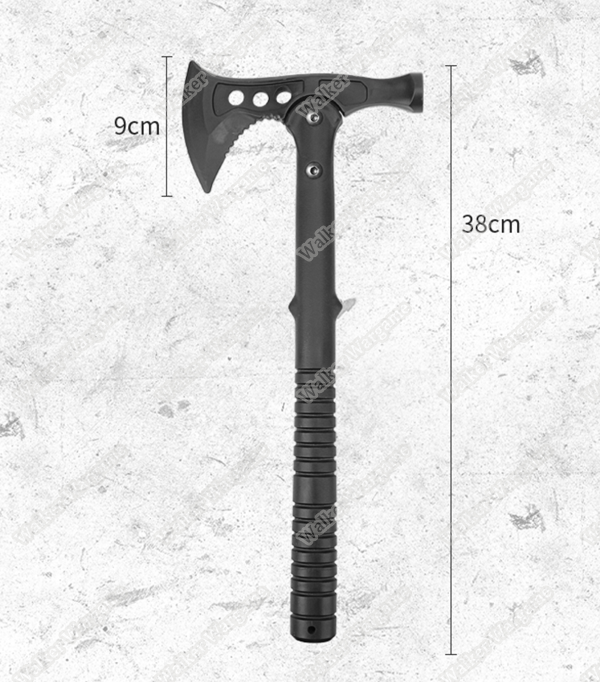 Rubber Training Tactical Tomahawk AXE With Holster Black