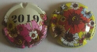 Capsule de champagne VEZIEN Marcel série de 132. à 132a. fleurs 2019