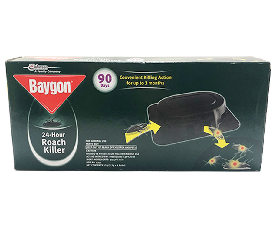 Baygon 24-Hour Roach Killer (6 Packs x 2.5g)