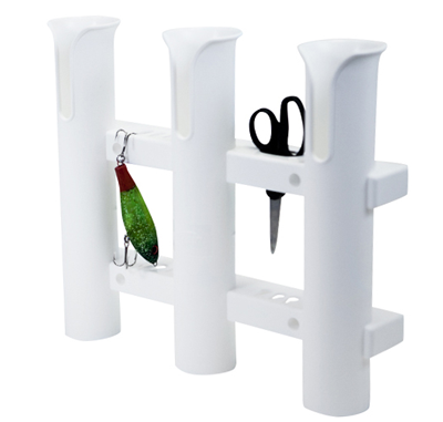 fish on rod holder parts RH5710 Fishing This bumper mount can hold 6 rod and reels and has the bright anodized finish Amarine Made Boat 4pcs Fishing