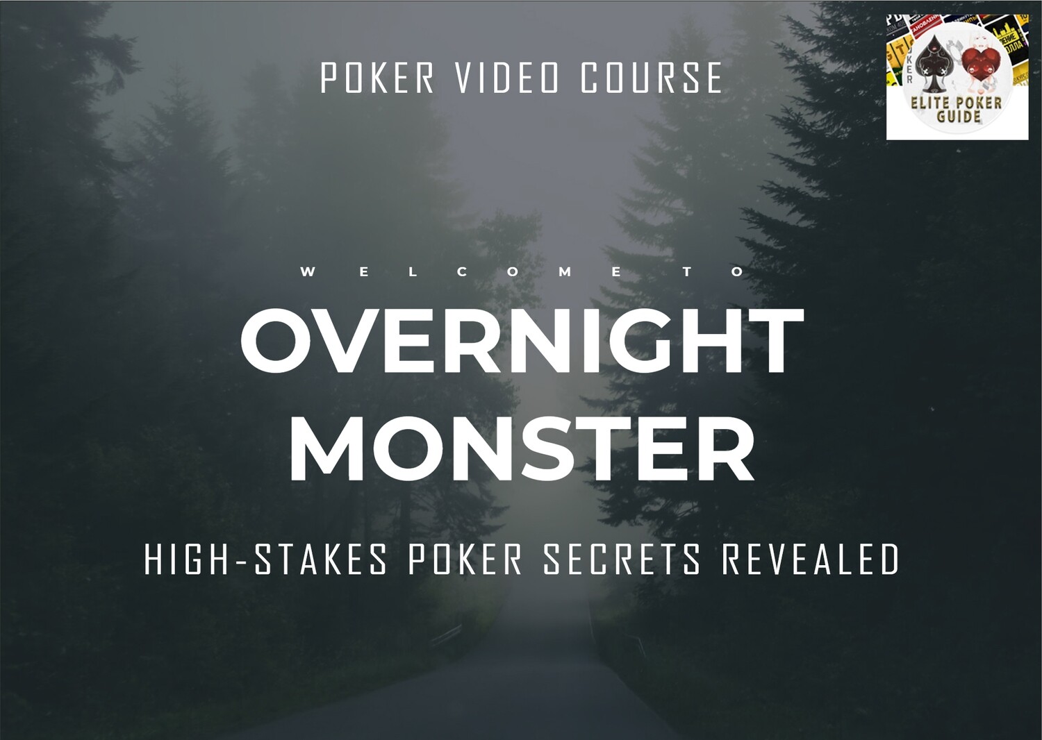 Overnight Monster Poker Course