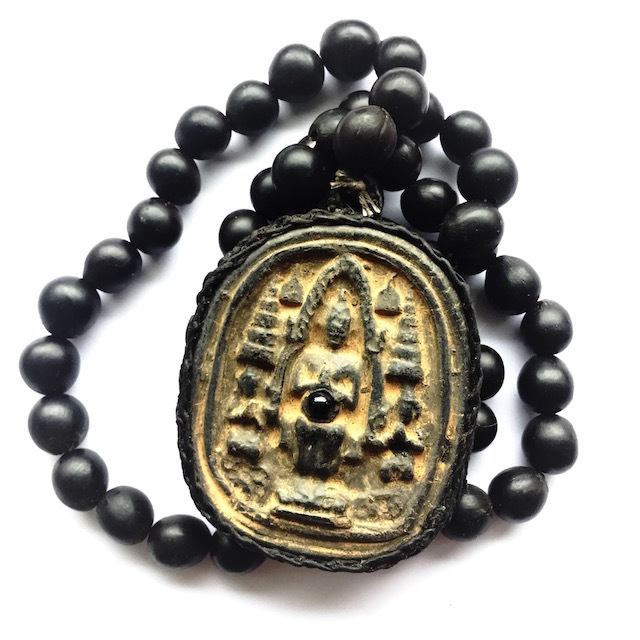 Pra Yord Khun Pol Pim Yai Ongk Kroo Amulet + Lek Lai + 54 Bead Sacred Berry Prayer Rosary - Luang Por Prohm 2548 BE Pra Yord Khun Pol Pim Yai Ongk Kroo Amulet + Lek Lai + 54 Bead Sacred Berry Prayer Rosary - Luang Por Prohm 2548 BE