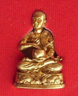 Pra Sivali Jok Badtr (Sivali Arahant eating from almsbowl) - Nuea Tong Fa Badtr (almsbowl lid metal) - Run Wai Kroo 2554 BE - Kroo Ba Krisana Intawano Pra Sivali Jok Badtr (Sivali Arahant eating from almsbowl) - Nuea Tong Fa Badtr (almsbowl lid metal) - Run Wai Kroo 2554 BE - Kroo Ba Krisana Intawano