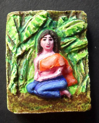 Nang Prai Dtanii Jao Sanaeh Chae Nam Man Prai Fang Takrut Bpaag Phii Roi Choo (Banana Tree Prai Lady Ghost Hand Painted 4 silver Takrut) - Ajarn Por Yai Porn (Khmer Master) Nang Prai Dtanii Jao Sanaeh Chae Nam Man Prai Fang Takrut Bpaag Phii Roi Choo (Banana Tree Prai Lady Ghost Hand Painted 4 silver Takrut) - Ajarn Por Yai Porn (Khmer Master)