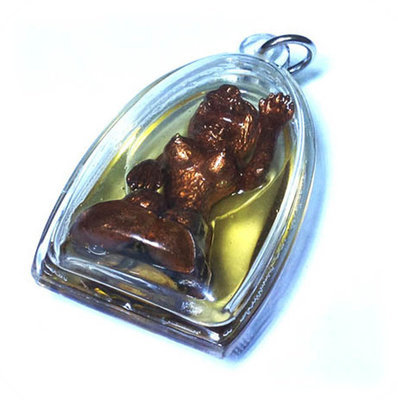 Nang Paya Suea Saming Dtabpob Hyuea Ongk Kroo- Were Tigress Ruesi Beckoning its Prey - Loi Ongk Statuette in Tiger Oil - Pra Ajarn Somchart Nang Paya Suea Saming Dtabpob Hyuea Ongk Kroo- Were Tigress Ruesi Beckoning its Prey - Loi Ongk Statuette in Tiger Oil - Pra Ajarn Somchart