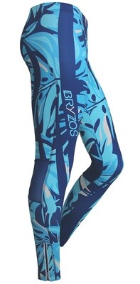 Long running tights Floral Turquoise Long running tights Floral Turquoise