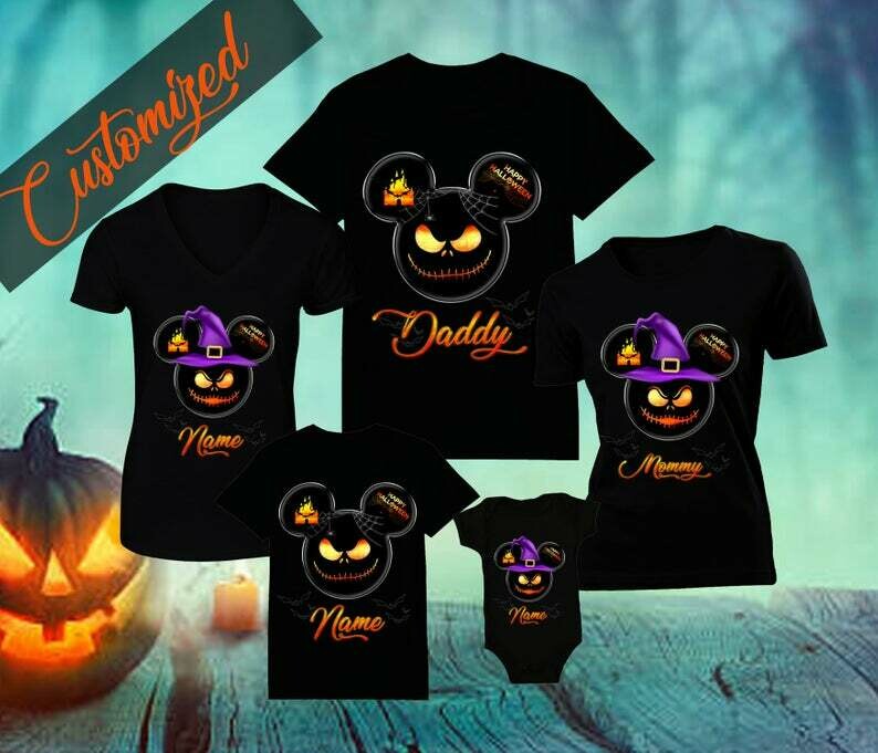 disney halloween family shirts