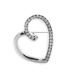 Silver Heart Pin Silver Heart Pin