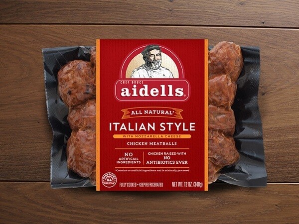 Aidells Chicken Meatballs (pork free) Italian Style with Mozzarella Cheese