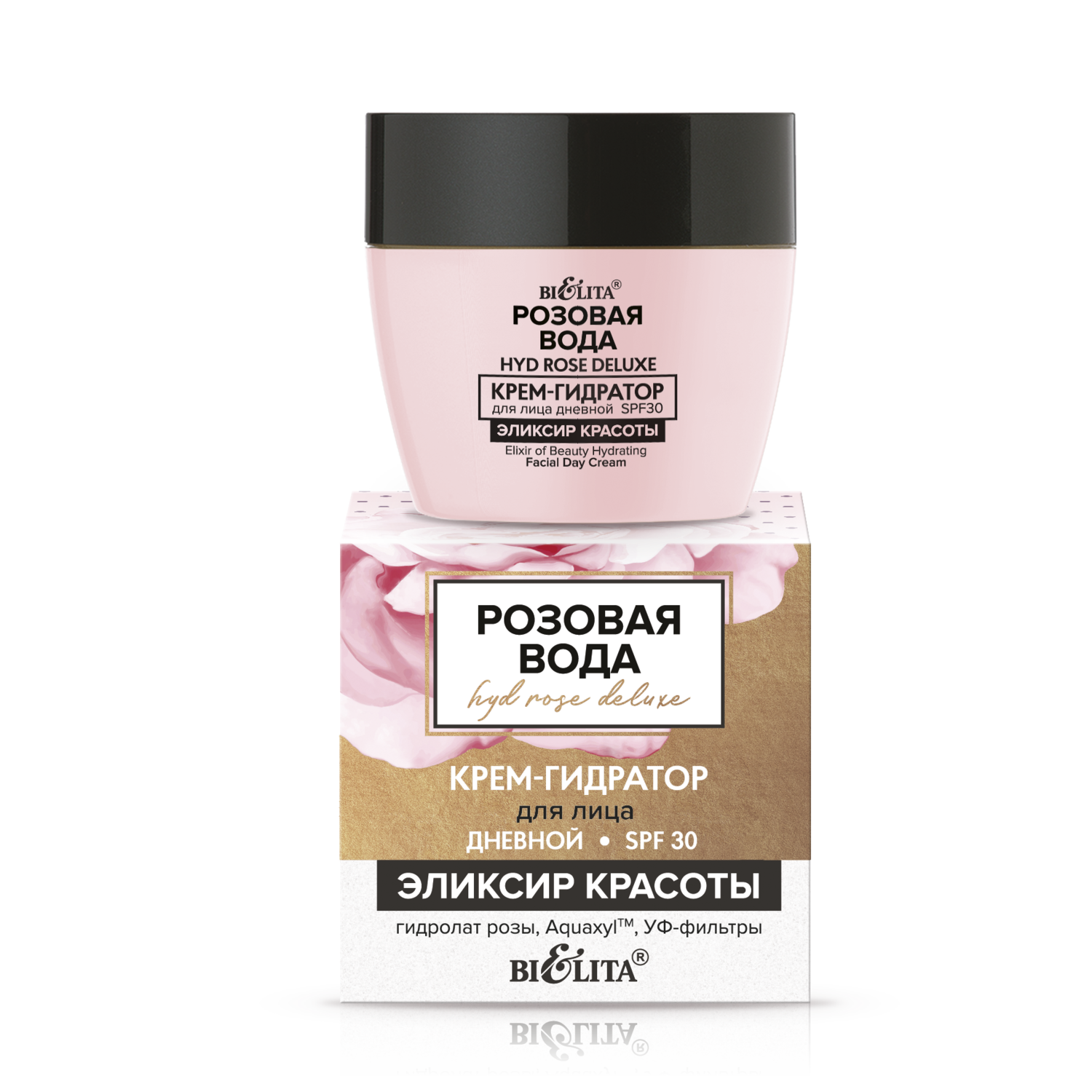 Белита | HydRoseDeluxe | КРЕМ-ГИДРАТОР для лица дневной SPF30 Эликсир красоты, 50 мл | Belita Белита | HydRoseDeluxe | КРЕМ-ГИДРАТОР для лица дневной SPF30 Эликсир красоты, 50 мл | Belita
