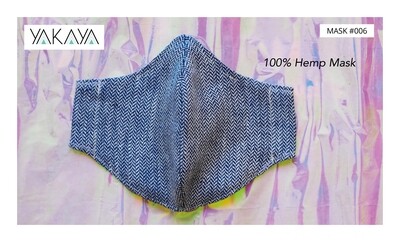 Gesichtsmaske / Behelfsmaske / Mund-Nasenbedeckung in Fischgrat Bio Hanf Stoff mit Bio-Futter / Face Mask in organic hemp fabric with organic lining Gesichtsmaske / Behelfsmaske / Mund-Nasenbedeckung in Fischgrat Bio Hanf Stoff mit Bio-Futter / Face Mask in organic hemp fabric with organic lining