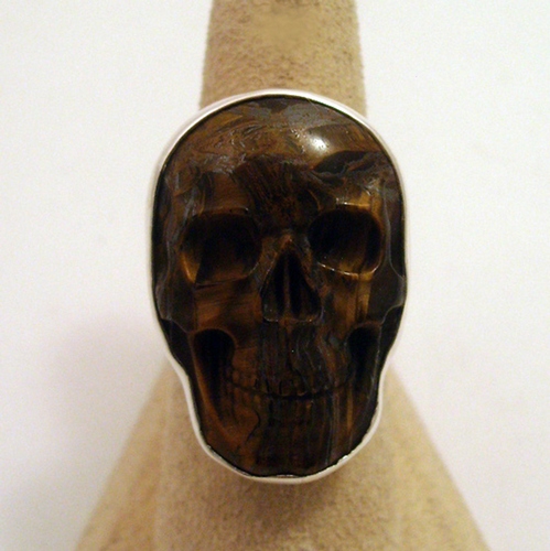 stone skull ring