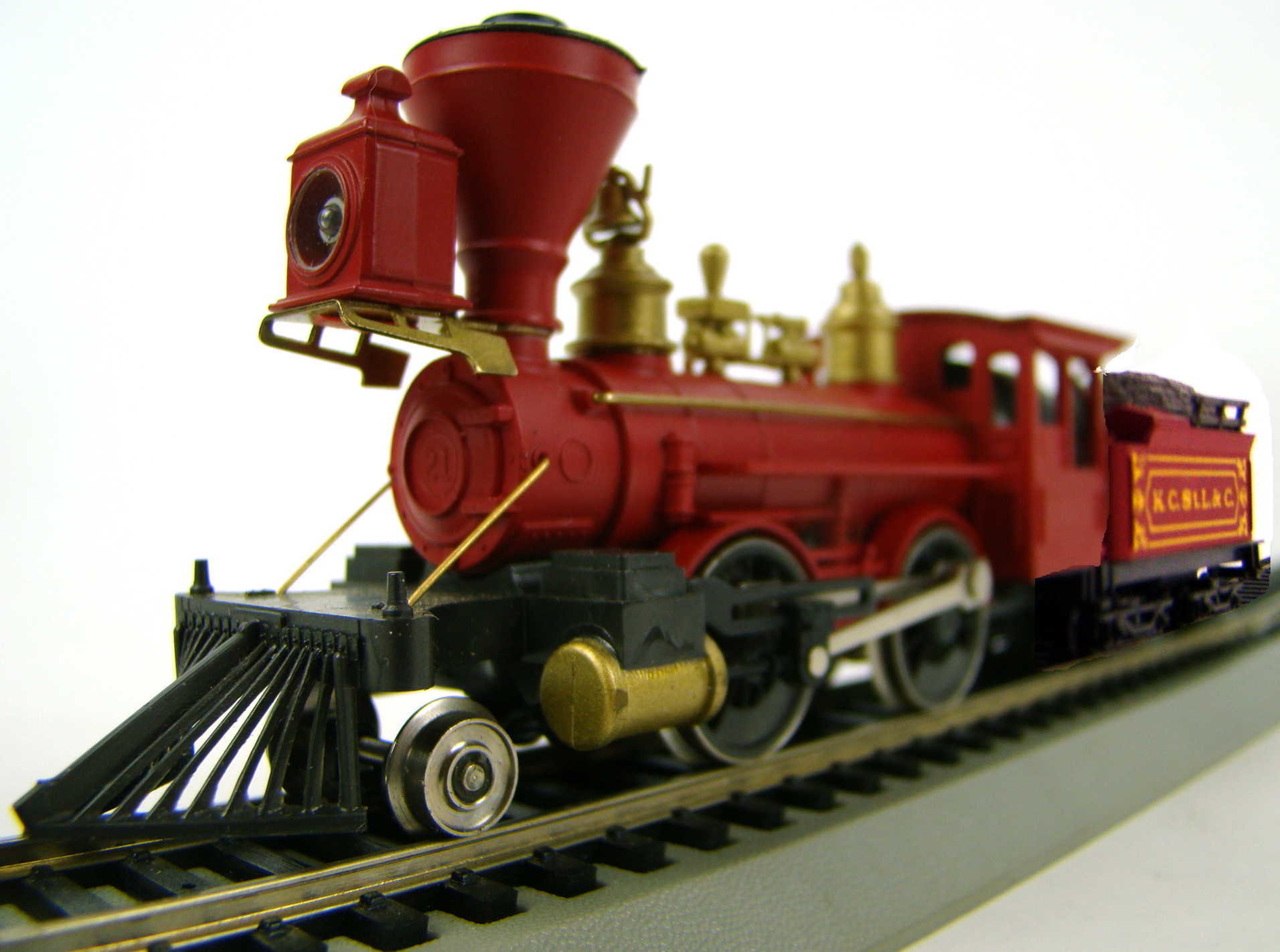 AHM 5072C KC&ST.L 2-4-0 Bowker Locomotive HO Scale | Busch | Model ...