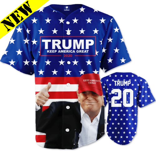 donald trump baseball jersey