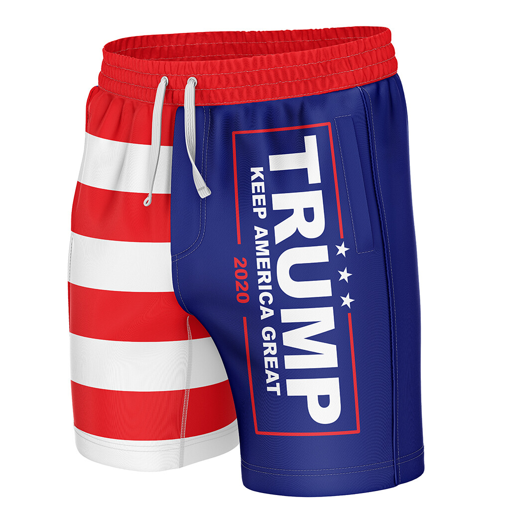 trump 2020 swim trunks