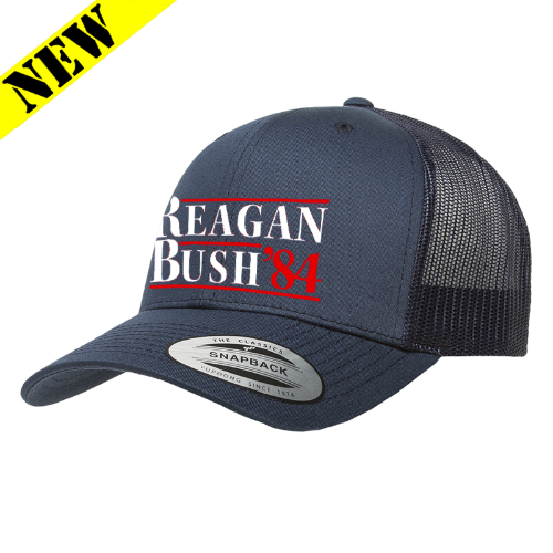 reagan bush 84 trucker hat
