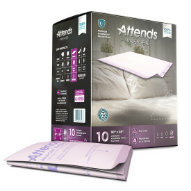 Attends Premier Underpad, 60 count ALI-UP3036
