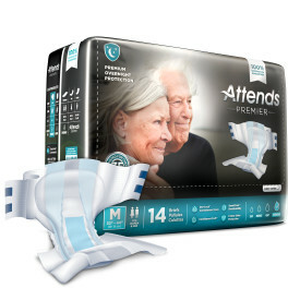 Attends Premier Brief Medium, 56 count ALI-BR20