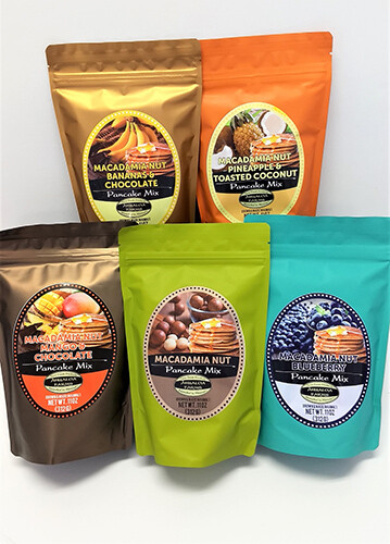 Hawaiian Macadamia Nut Pancake Mixes Hawaiian Macadamia Nut Pancake Mixes