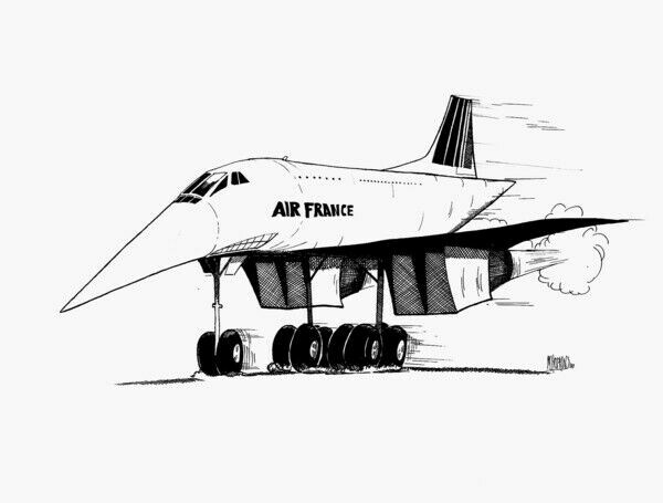 Michael Hopkins Aviation Caricatures